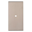 Carlisle Brass Cabinet Hardware Satin Nickel / Cabinet Knob on Backplate Carlisle Brass - Rectangular Cupboard knob Backplate