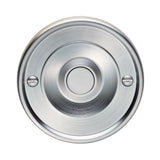 Carlisle Brass Door Furniture Satin Chrome / Round Bell Push Carlisle Brass - Round Bell Push - Satin Chrome