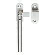 Carlisle Brass Window Furniture Satin Stainless Steel / No / Hook Plate Only Carlisle Brass - Round Casement Fastener in Stainless Steel Grade 316 - Stainles