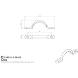 Carlisle Brass Window Furniture Satin Chrome / Sash Window Handle Carlisle Brass - Sash Handle - Satin Chrome