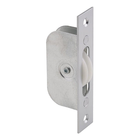 Carlisle Brass Window Furniture Satin Chrome / Sash Pulley Carlisle Brass - Sash Window Axle Pulley No 2 - Satin Chrome