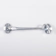 Carlisle Brass Accessories Satin Chrome / Cabin Hooks / 6" / 150mm Carlisle Brass - Silent Pattern Cabin Hook 154mm - Satin Chrome