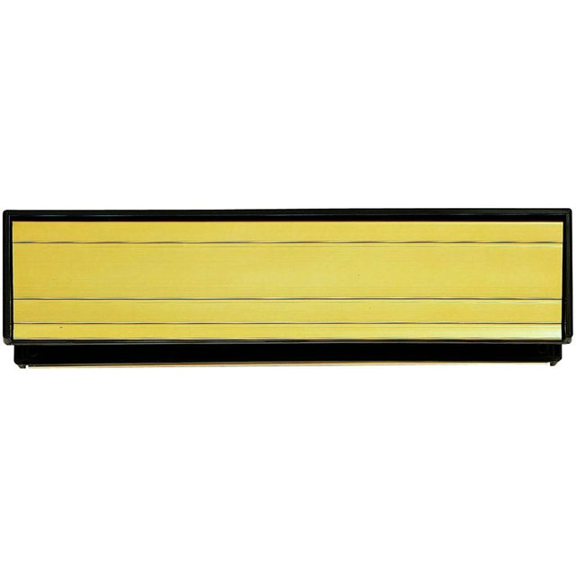Carlisle Brass Door Furniture Gold Anodised Aluminium / Sleeved Letterbox / 300 x 69mm Carlisle Brass - Sleeve Letter Plate 300 x 69mm - Gold Anodised Aluminium