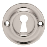 Carlisle Brass Door Furniture Polished Chrome / Mortice Key Profile Escutcheons Carlisle Brass - Small Escutcheon - Polished Chrome