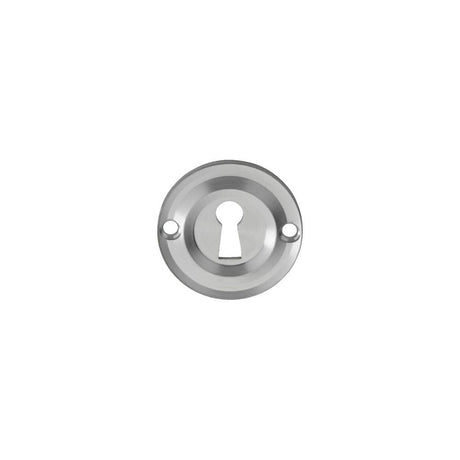 Carlisle Brass Door Furniture Satin Chrome / Mortice Key Profile Escutcheons Carlisle Brass - Small Escutcheon - Satin Chrome