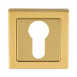 Carlisle Brass Door Furniture Satin PVD / Mortice Key Profile Escutcheons Carlisle Brass - Square Escutcheons - Satin PVD