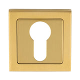 Carlisle Brass Door Furniture Satin PVD / Mortice Key Profile Escutcheons Carlisle Brass - Square Escutcheons - Satin PVD