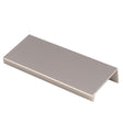 Carlisle Brass Cabinet Hardware Satin Nickel / Edge Pull / 100mm Carlisle Brass - Squared Edge Pull 100mm - Satin Nickel