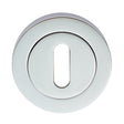 Carlisle Brass Door Furniture Polished Chrome / Mortice Key Profile Escutcheons Carlisle Brass - Standard Profile Escutcheon - Polished Chrome