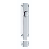 Carlisle Brass Accessories Polished Chrome / Straight Surface Bolts / 150mm / 6" Carlisle Brass - Surface Bolt 156mm - Polished Chrome