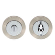 Carlisle Brass Door Furniture Satin Nickel/Polished Chrome / No Carlisle Brass - Thumb Turn & Release - Satin Nickel / Polished Chrome