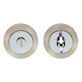 Carlisle Brass Door Furniture Satin Nickel/Polished Chrome / No Carlisle Brass - Thumb Turn & Release - Satin Nickel / Polished Chrome