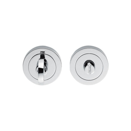 Carlisle Brass Door Furniture Polished Chrome / No Carlisle Brass - Turn and Release - Polished Chrome