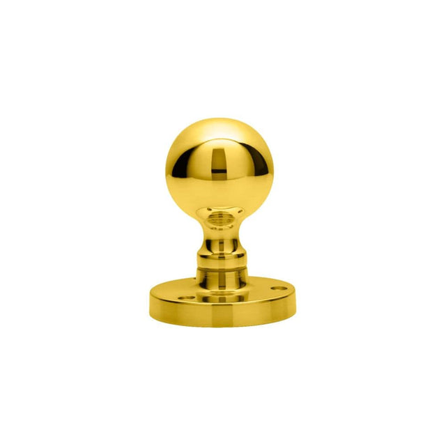 Carlisle Brass Door Furniture Polished Brass / Mortice Knobs Carlisle Brass - Victorian Ball Mortice Knob - Polished Brass