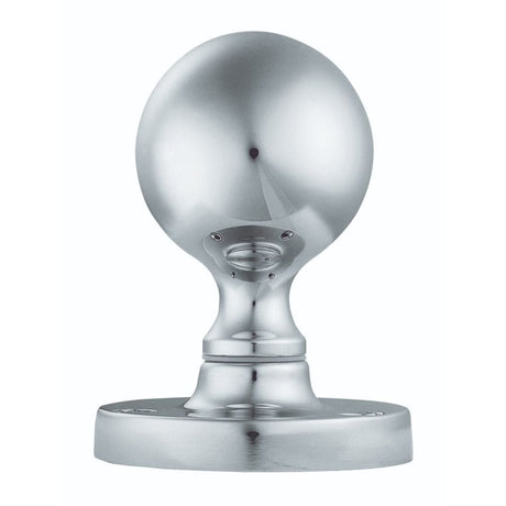 Carlisle Brass Door Furniture Polished Chrome / Mortice Knobs Carlisle Brass - Victorian Ball Mortice Knob - Polished Chrome