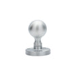 Carlisle Brass Door Furniture Satin Chrome / Mortice Knobs Carlisle Brass - Victorian Ball Mortice Knob - Satin Chrome