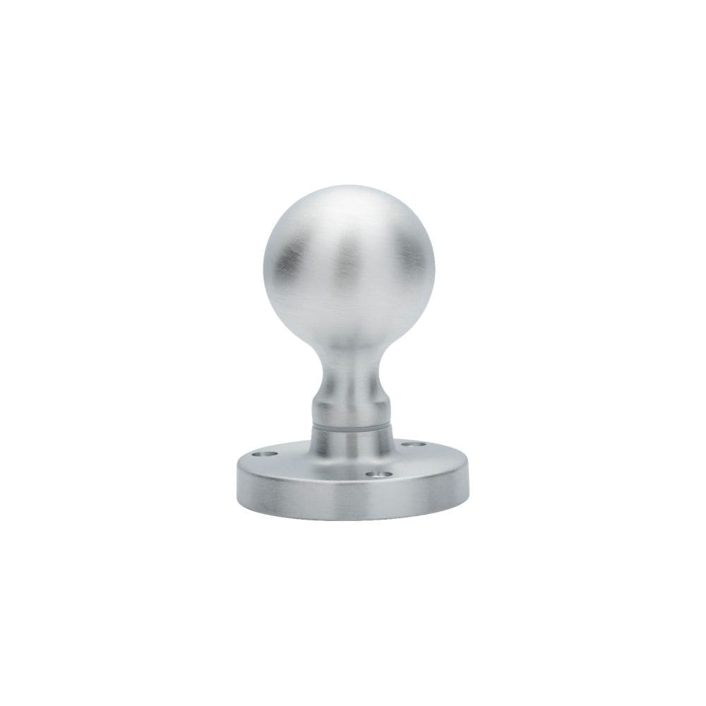 Carlisle Brass Door Furniture Satin Chrome / Mortice Knobs Carlisle Brass - Victorian Ball Mortice Knob - Satin Chrome