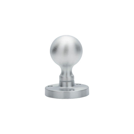 Carlisle Brass Door Furniture Satin Chrome / Mortice Knobs Carlisle Brass - Victorian Ball Mortice Knob - Satin Chrome