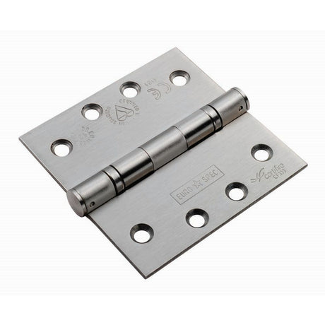 This is an image of a Eurospec - Enduro Grade 13 Ball Bearing Hinge, Grade 316 - Satin Stainless Steel that is availble to order from Trade Door Handles in Kendal.