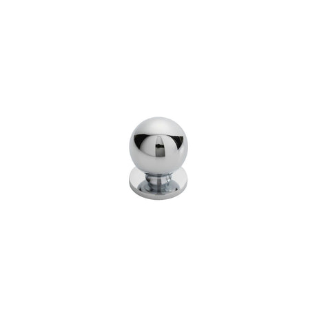 This is an image of a FTD - Ball Knob 25mm - Polished Chrome that is availble to order from Trade Door Handles in Kendal.