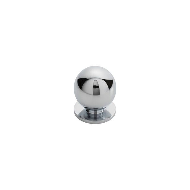 This is an image of a FTD - Ball Knob 30mm - Polished Chrome that is availble to order from Trade Door Handles in Kendal.