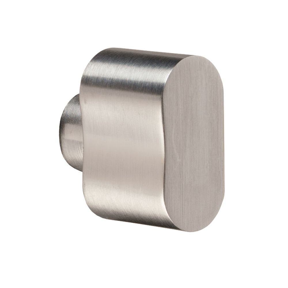 This is an image of a Eurospec - Peanut Shaped Thumbturn to suit Cylinder - Satin Chrome  that is availble to order from Trade Door Handles in Kendal.