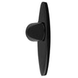 This is an image of a Eurospec - Shaped Disabled Lever Thumbturn to suit Cylinder - Black  that is availble to order from Trade Door Handles in Kendal.