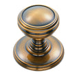 This is an image of a Delamain - Plain Knob 25mm - Florentine Bronze that is availble to order from Trade Door Handles in Kendal.