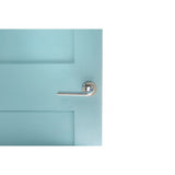 Eco Door Furniture Polished Chrome / Round Rose Eco Surf Aluminium Lever on Round Rose - Polished Chrome
