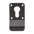 This is an image of a Eurospec - Euro Profile Cylinder Pull - Matt Black that is availble to order from Trade Door Handles in Kendal.