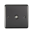 This is an image showing Eurolite Enhance Decorative TV - Black Nickel (With Black Trim) en1tvbnb available to order from trade door handles, quick delivery and discounted prices.