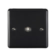 This is an image showing Eurolite Enhance Decorative TV - Matt Black (With Black Trim) en1tvmbb available to order from trade door handles, quick delivery and discounted prices.