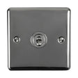 This is an image showing Eurolite Enhance Decorative 1 Gang Toggle Switch - Black Nickel ent1swbn available to order from trade door handles, quick delivery and discounted prices.