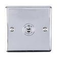 This is an image showing Eurolite Enhance Decorative 1 Gang Toggle Switch - Polished Chrome ent1swpc available to order from trade door handles, quick delivery and discounted prices.