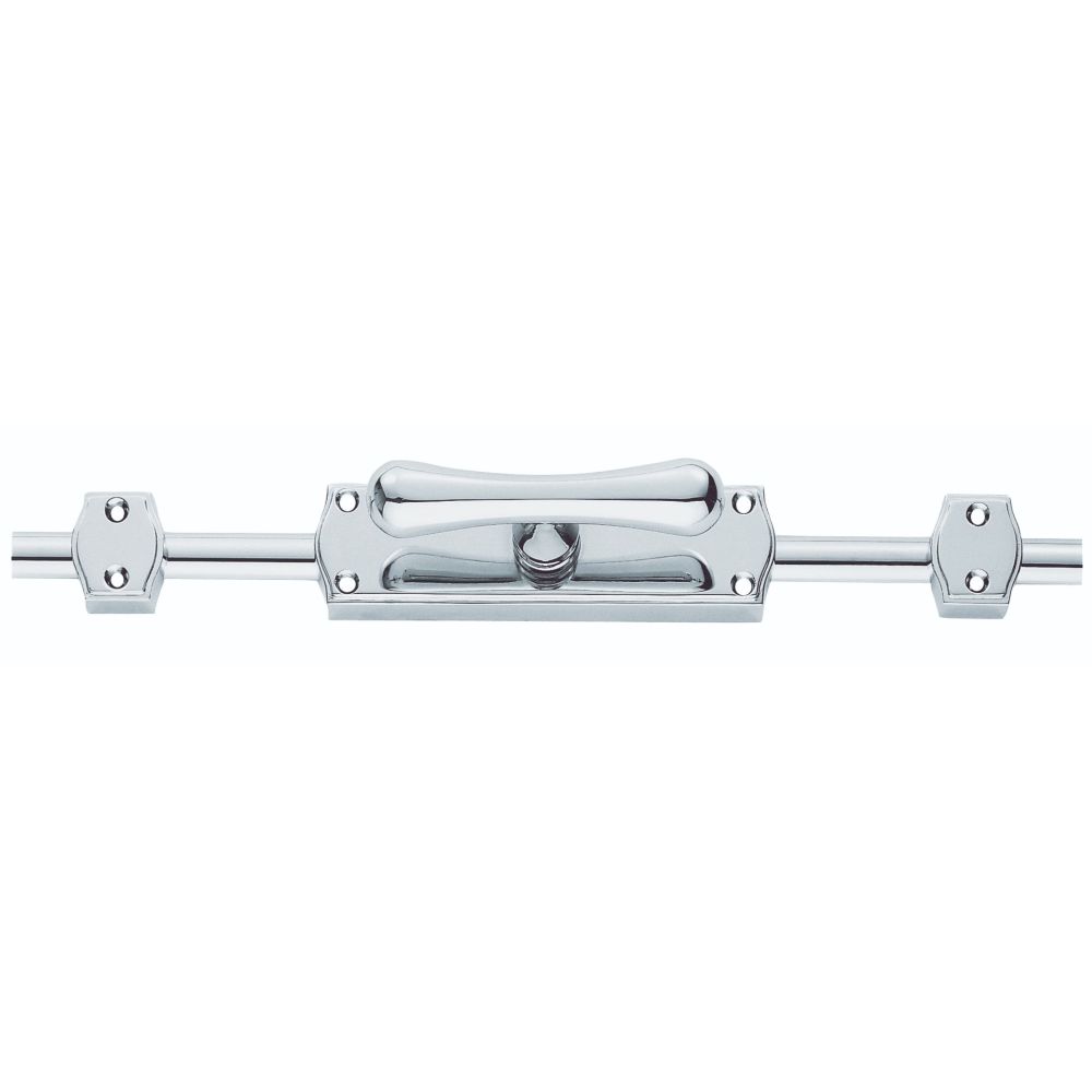 This is an image of a Carlisle Brass - Espagnolette Bolt Tee Knob Set - Polished Chrome that is availble to order from Trade Door Handles in Kendal.