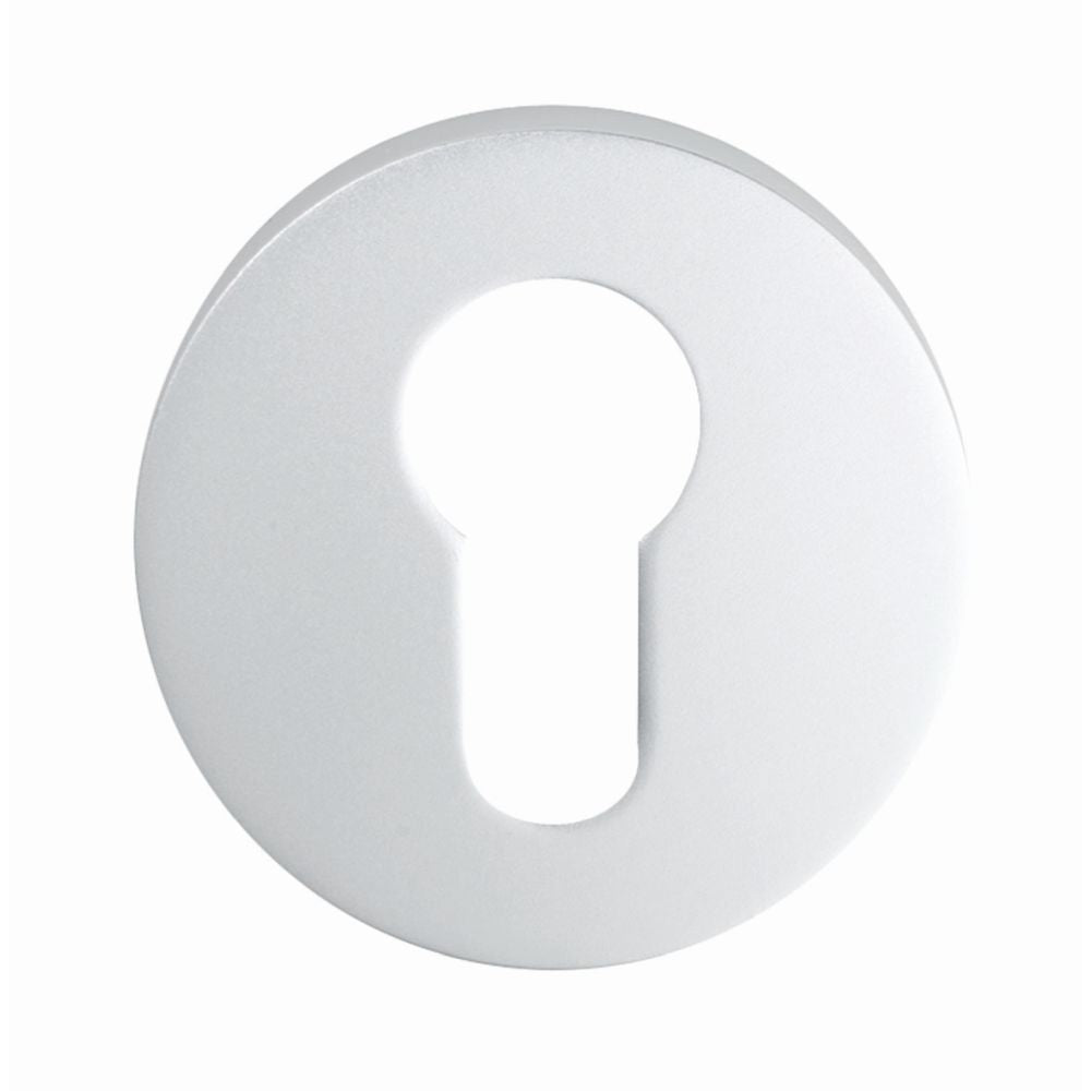 This is an image of a Eurospec - Euro Escutcheon - Satin Anodised Aluminium that is availble to order from Trade Door Handles in Kendal.