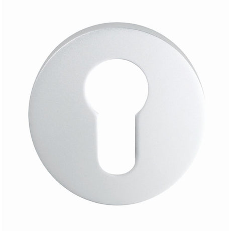 This is an image of a Eurospec - Euro Escutcheon - Satin Anodised Aluminium that is availble to order from Trade Door Handles in Kendal.