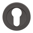 This is an image of a Carlisle Brass - Carlisle Brass Euro Escutcheon - Anthracite eul001ant that is availble to order from Trade Door Handles in Kendal.