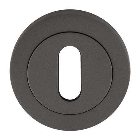This is an image of a Carlisle Brass - Carlisle Brass Lock Escutcheon - Anthracite eul002ant that is availble to order from Trade Door Handles in Kendal.