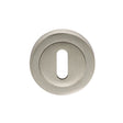 This is an image of a Carlisle Brass - Lock Escutcheon - Satin Nickel that is availble to order from Trade Door Handles in Kendal.