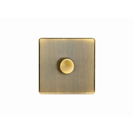 EuroLite Electrical Antique Brass / 1 Gang Dimmer / (With Black Trim) Eurolite Concealed 3mm 1 Gang Dimmer - Antique Brass (With Black Trim)