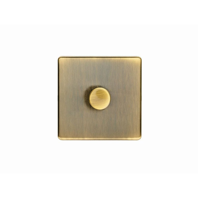 EuroLite Electrical Antique Brass / 1 Gang Dimmer / (With Black Trim) Eurolite Concealed 3mm 1 Gang Dimmer - Antique Brass (With Black Trim)