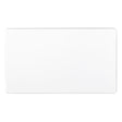 EuroLite Electrical Matt White / Double Blank Plate / (With White Trim) Eurolite Concealed 3mm Double Blank Plate - White (With White Trim)