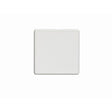 EuroLite Electrical Matt White / Single Blank Plate / (With White Trim) Eurolite Concealed 3mm Single Blank Plate - White (With White Trim)
