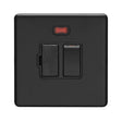 EuroLite Electrical Matt Black / Switched Fuse Spur / (With Black Trim) Eurolite Concealed 3mm Switched Fuse Spur - Matt Black (With Black Trim)