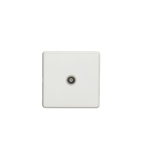 EuroLite Electrical Matt White / TV / (With White Trim) Eurolite Concealed 3mm TV - White (With White Trim)