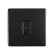 EuroLite Electrical Matt Black / Unswitched Fuse Spur / (With Black Trim) Eurolite Concealed 3mm Unswitched Fuse Spur - Matt Black (With Black Trim)