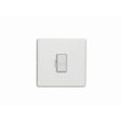 EuroLite Electrical Matt White / Unswitched Fuse Spur / (With White Trim) Eurolite Concealed 3mm Unswitched Fuse Spur - White (With White Trim)