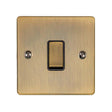 EuroLite Electrical Antique Brass / Intermediate Switch / (With Black Trim) Eurolite Enhance Decorative Intermediate Switch - Antique Brass (With Black Trim)