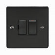 EuroLite Electrical Matt Black / Switched Fuse Spur / (With Black Trim) Eurolite Enhance Decorative Switched Fuse Spur - Matt Black (With Black Trim)